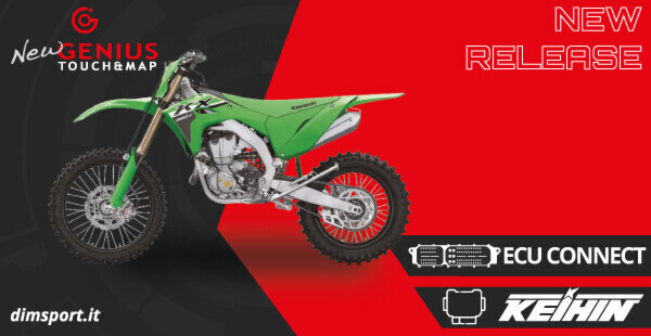 Kawasaki KX 250 - 450 F: from today you can work with New Genius